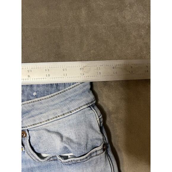 American Eagle Athletic Skinny Airflex + Distressed Jeans Size 26 x‎ 28 - Picture 4 of 9